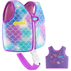 Oshyle Children'S Girls Boys Swimming Vest For Toddlers With Adjustable Safety Straps Age 1-9 (Mermaids, S(1-3))