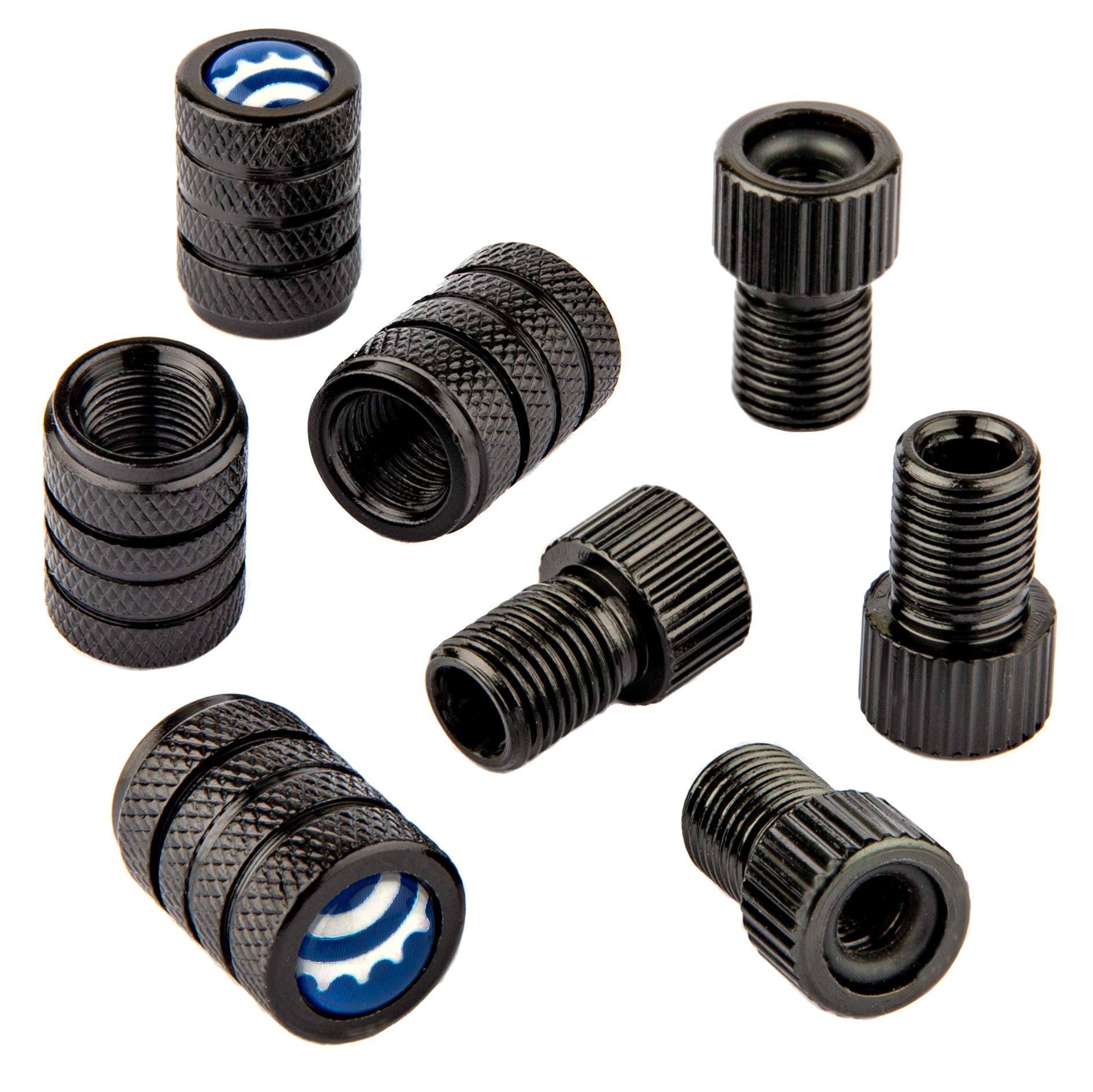 Bike Bits Presta Valve Adapter - Convert Presta To Schrader - French/Uk To Us - Inflate Tire Using Standard Pump Or Air Compress