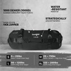 Yes4All Workout Sandbags, Heavy Duty Sandbags For Fitness, Conditioning, Mma & Combat Sports - Black - S