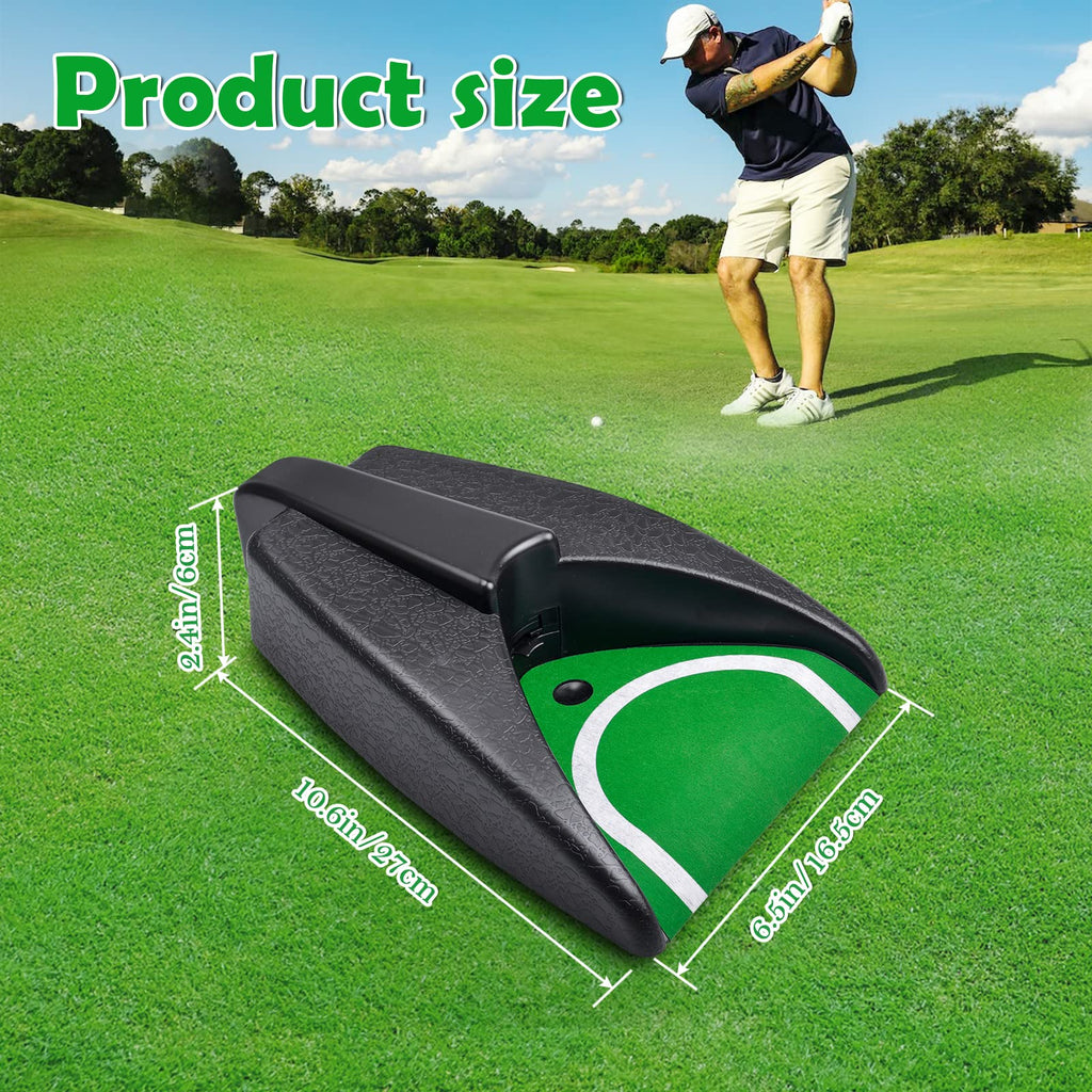 Golf Automatic Putting Machine, Golf Practice Putting Hole Auto Returning Golf Cup Training Aid, Putting Returner For Indoor Out