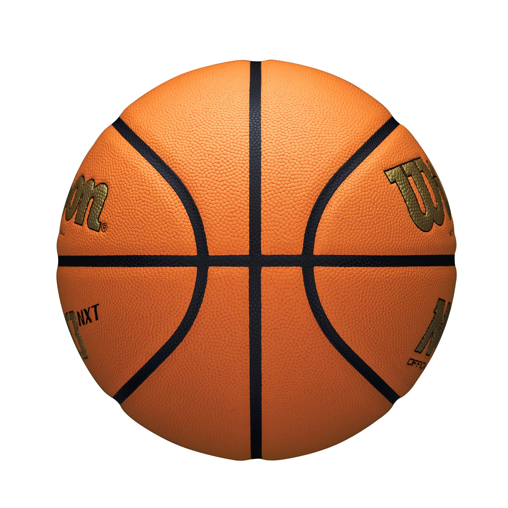 Wilson Ncaa Evo Nxt Official Indoor Game Basketball - Gold/Orange, Size 6-28.5''