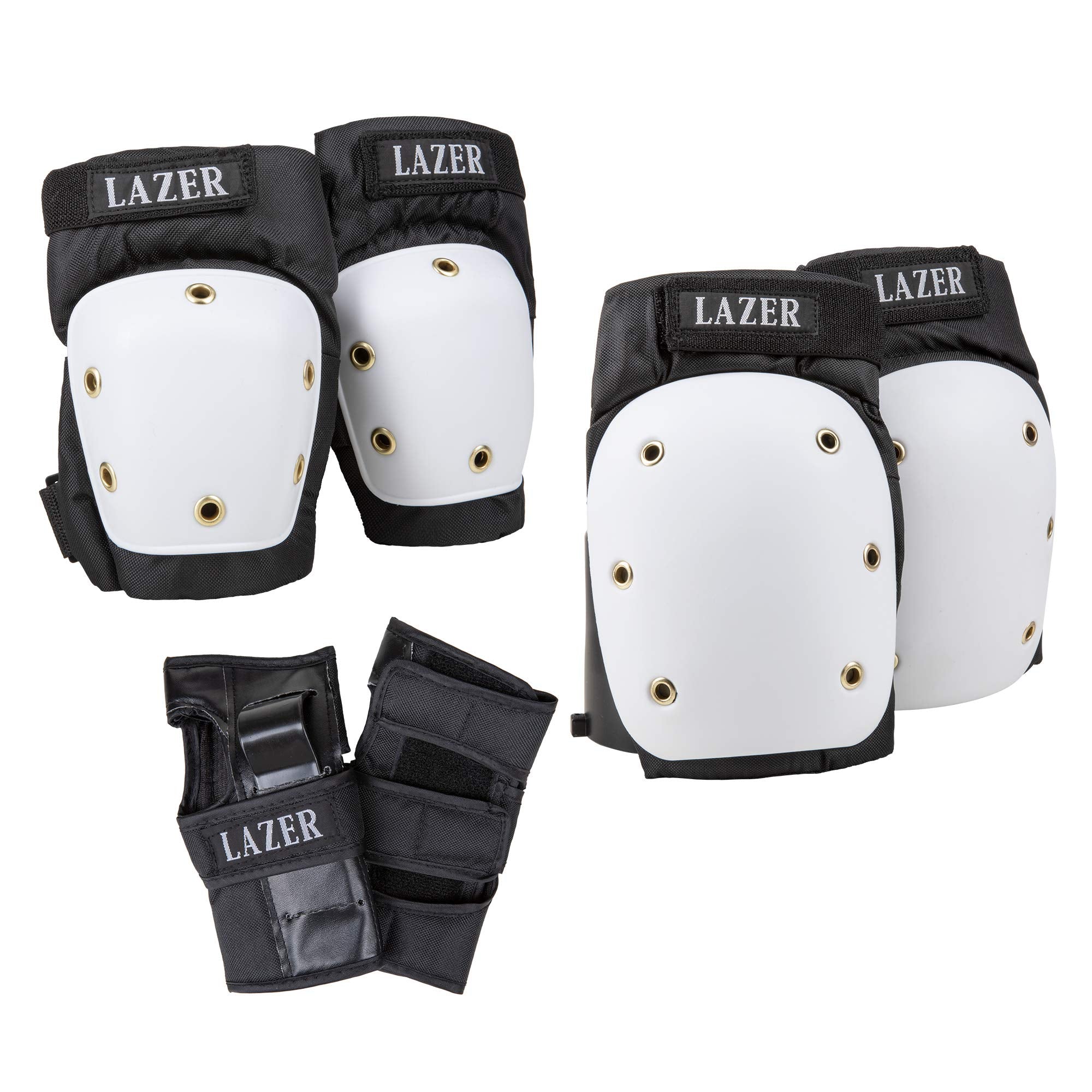 LAZER 3-in-1 Professional Pad Set in A Net Carry Bag, Medium