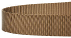 Country Brook Petz - 1 Inch Solid Color Nylon Dog Leash - Durable Clip - Soft Handle (1 Inch Wide, 4 Foot, Coyote Tan)