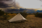 Six Moon Designs Lunar Solo Gray 1 Person Ultralight Tent. 26 Oz. Backpacking Tent. 100% Silicone Coated Polyester Material For