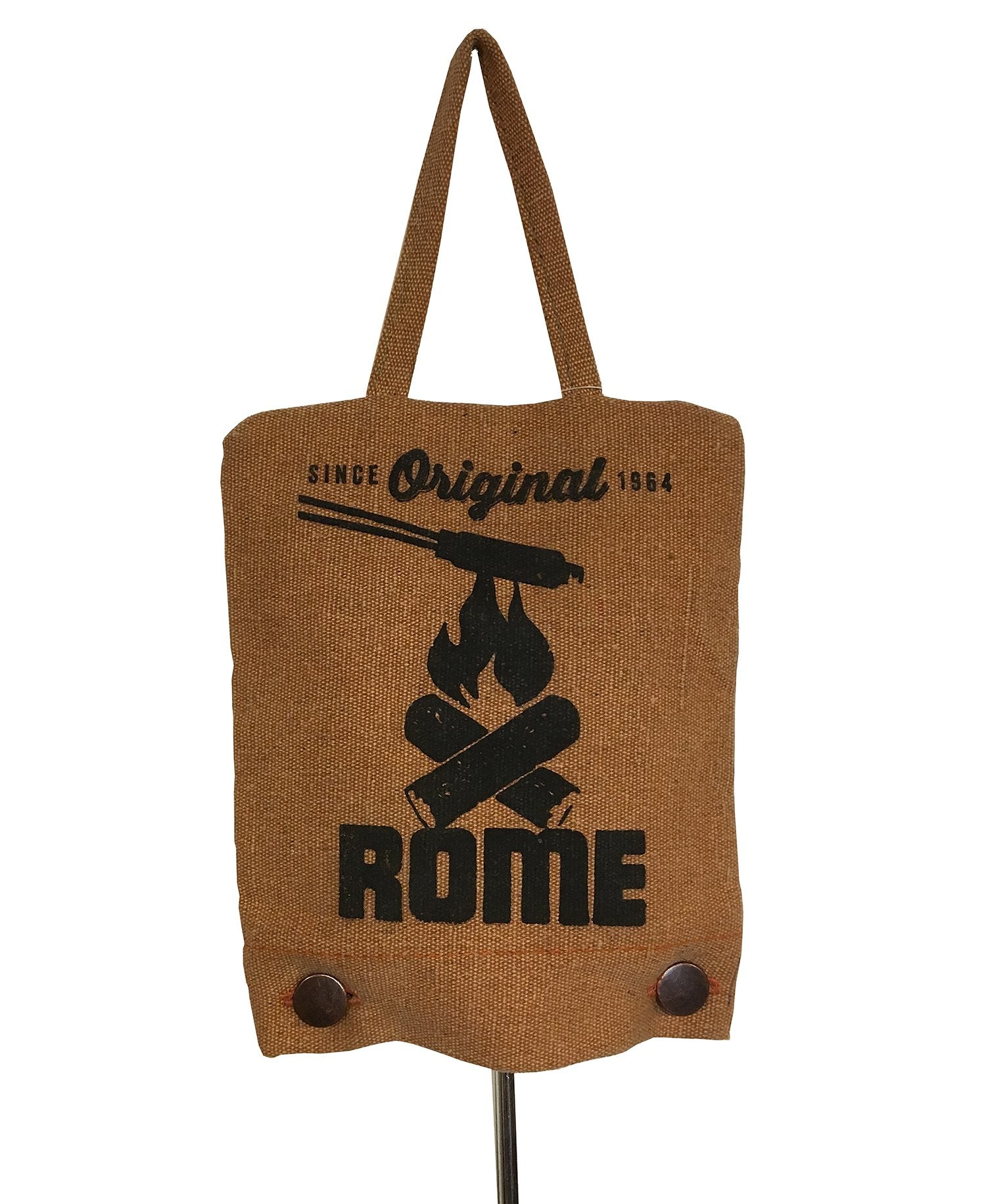 Rome Industries Single Pie Iron Canvas Cover Bag, 7.5'' X 6'', Beige