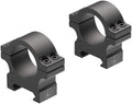 Leupold Open Range Cross-Slot Rings 1, 1 Low with a Matte Finish