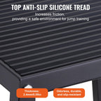 Vevor Plyometric Jump Box, 12 Inch Plyo Box, Steel Plyometric Platform And Jumping Agility Box, Anti-Slip Fitness Exercise Step