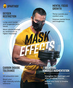 Sparthos Training Mask High Altitude Mask - For Gym Workout, Running, Cyclist, Elevation, Cardio - Fitness Hypoxic Resistance Ma