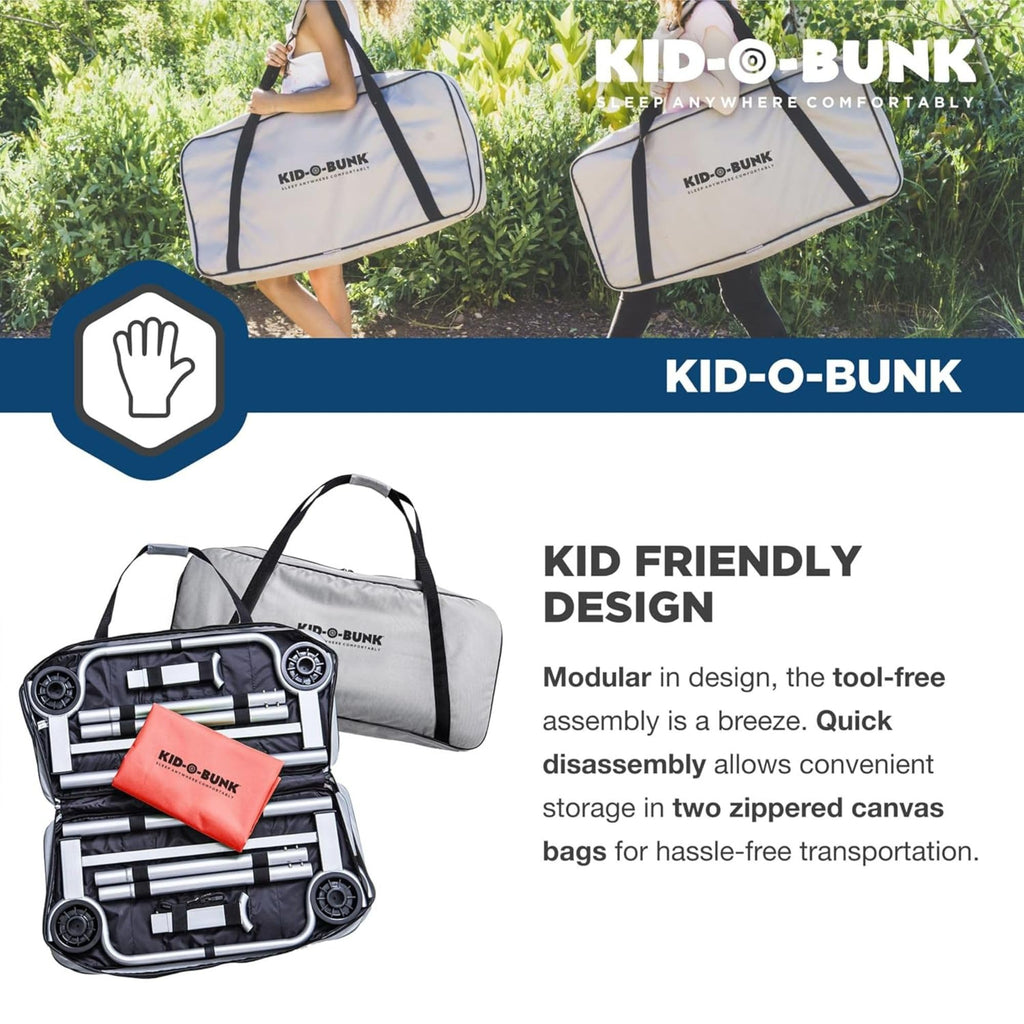 Kid-O-Bunk With 2 Side Organizers, Red