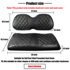 Nokins Golf Cart P Diamond Seat Cover For Golf Cart Club Car Precedent Original Regular Front Seat Cushion, No Stapler Required,