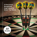 Viper Comix Steel Tip Darts: Ka-Boom (Black), 22 Grams