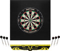 Viper by GLD Products Defender II Backboard & Sisal/Bristle Steel Tip Dartboard Bundle: Standard Set (Shot King Dartboard, Defen