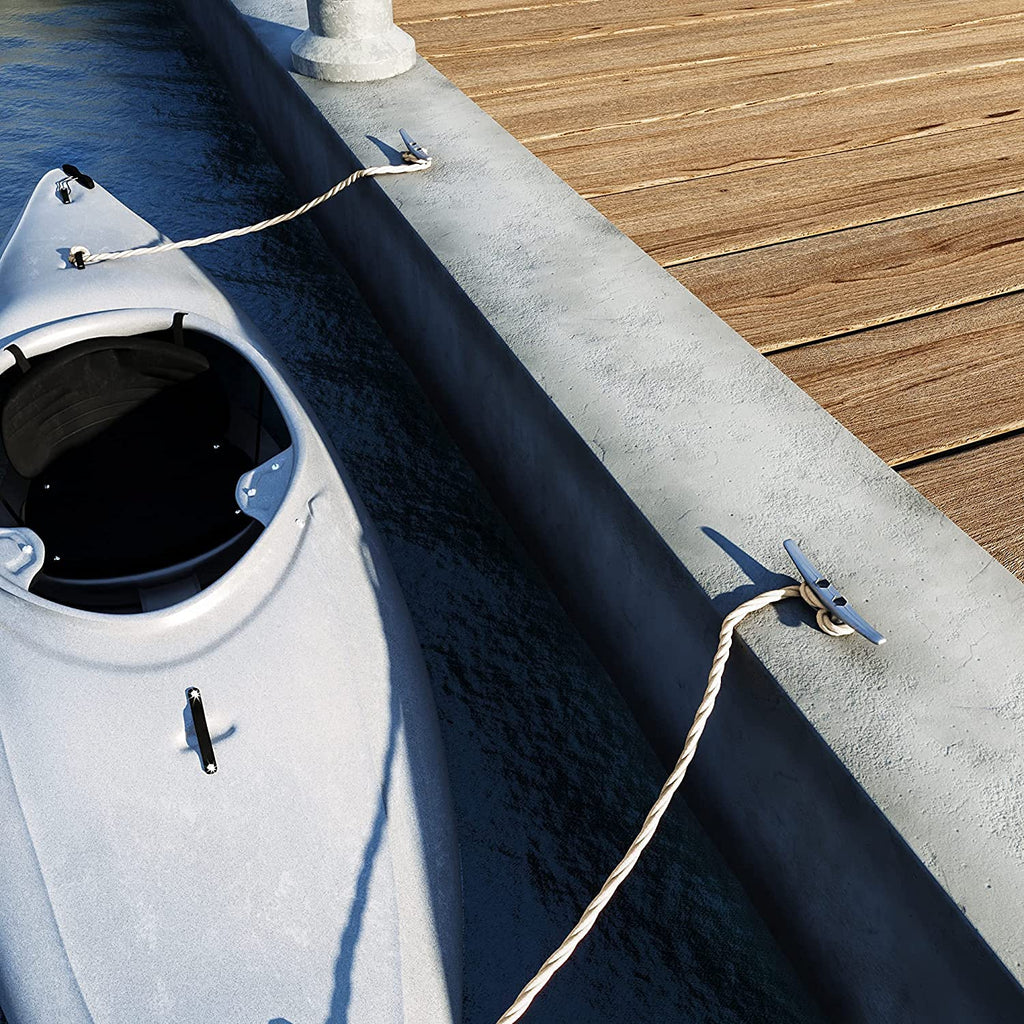 Simplified Living 6'' Boat Dock Cleats: Rough Cast Hot Dipped Galvanized Iron: 4, 8, 16 Pack (8 Pack)