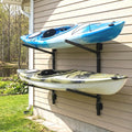 LILYPELLE Wall Mount Kayak Storage Rack, 2-Tier Heavy Duty Kayak Rack 200lbs Capacity, Kayak Holder for Garage Shed, Indoor Outd