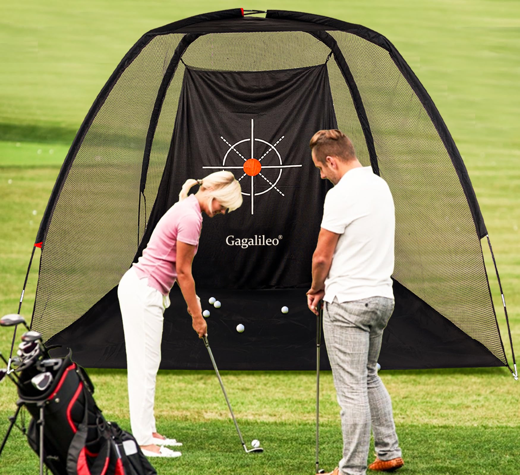 Golf Hitting Practice Nets For Backyard Driving Heavy Duty Men Real Indoor Golf Balls Hitting Pitching Driving Nets For Indoor O