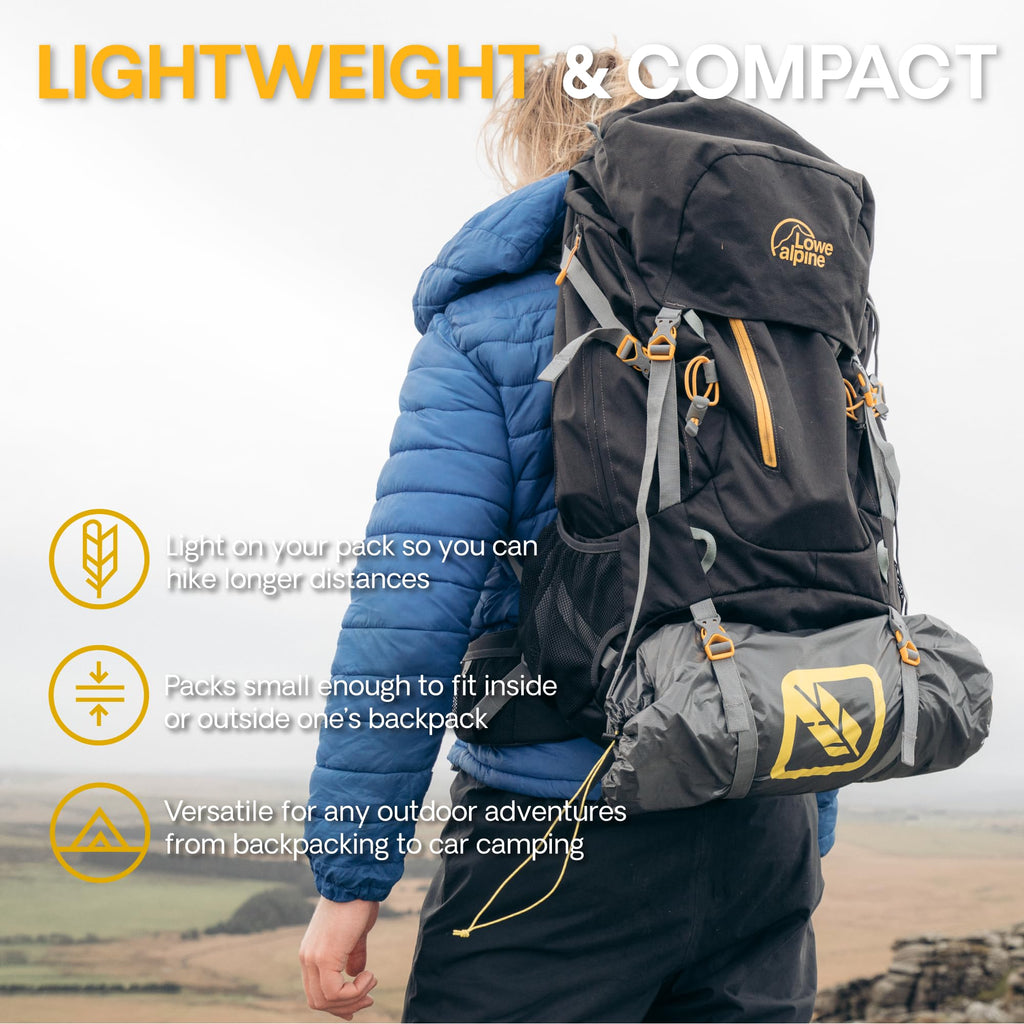 Featherstone Ul Obsidian 1 Person Backpacking Tent Lightweight, 3-Season, Waterproof For Camping And Hiking- Includes Footprint