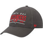 47 Men'S Graphite Tampa Bay Buccaneers Centerline Mvp Adjustable Hat