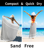 Large Soft Picnic Blanket Outdoor Law Grass Mat Park Car Travel Europe Mexico Trip Beach Towel Outside Summer Vacation Stuff Acc