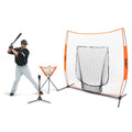 Bownet Hit Kit Baseball Training Equipment Set with UtiliTee Hitting Tee, Big Mouth X Batting Net 7 x 7, Tripod Ball Caddy, Po