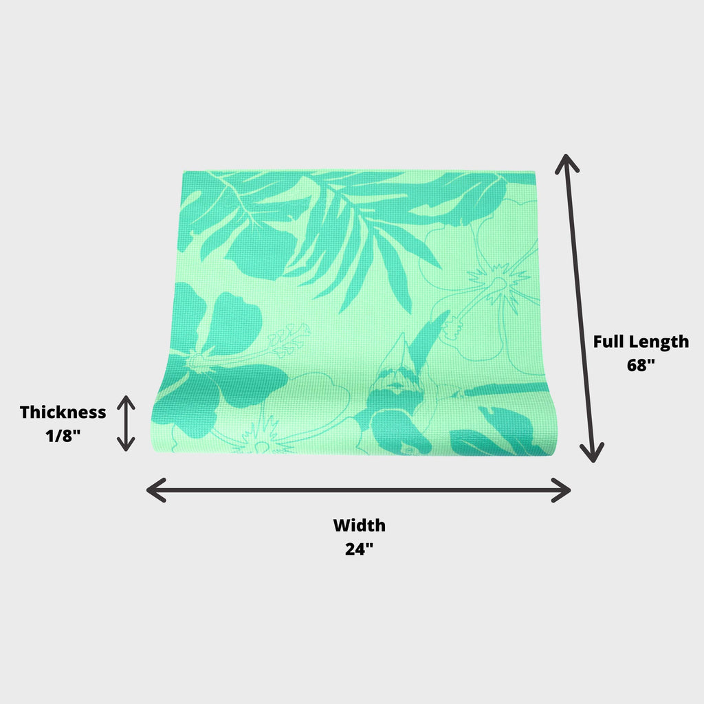 Wai Lana Yogi Rainforest Mat, Pale Green