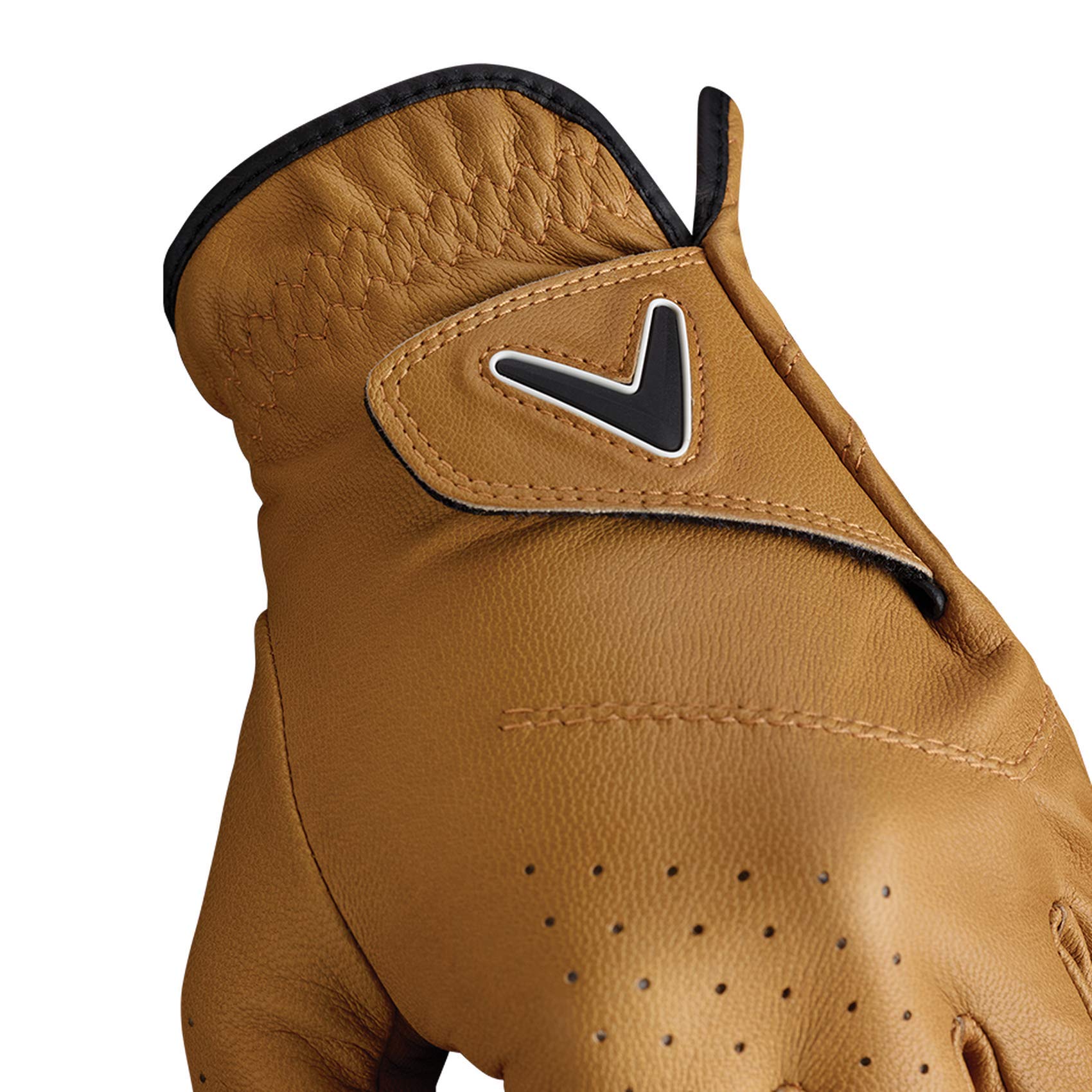 Callaway Golf Opti Color Men'S Golf Glove (Worn On Left Hand, Extra Large, Tan, Single Glove)