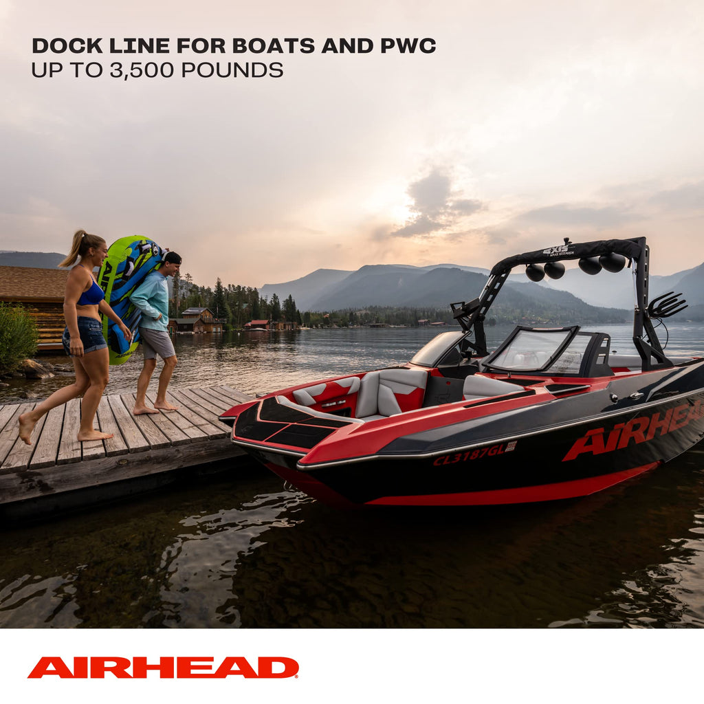 Airhead Ahdl-5 Bungee Dock Line 5', 5-Feet, Black/Blue/Red