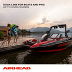 Airhead Ahdl-5 Bungee Dock Line 5', 5-Feet, Black/Blue/Red