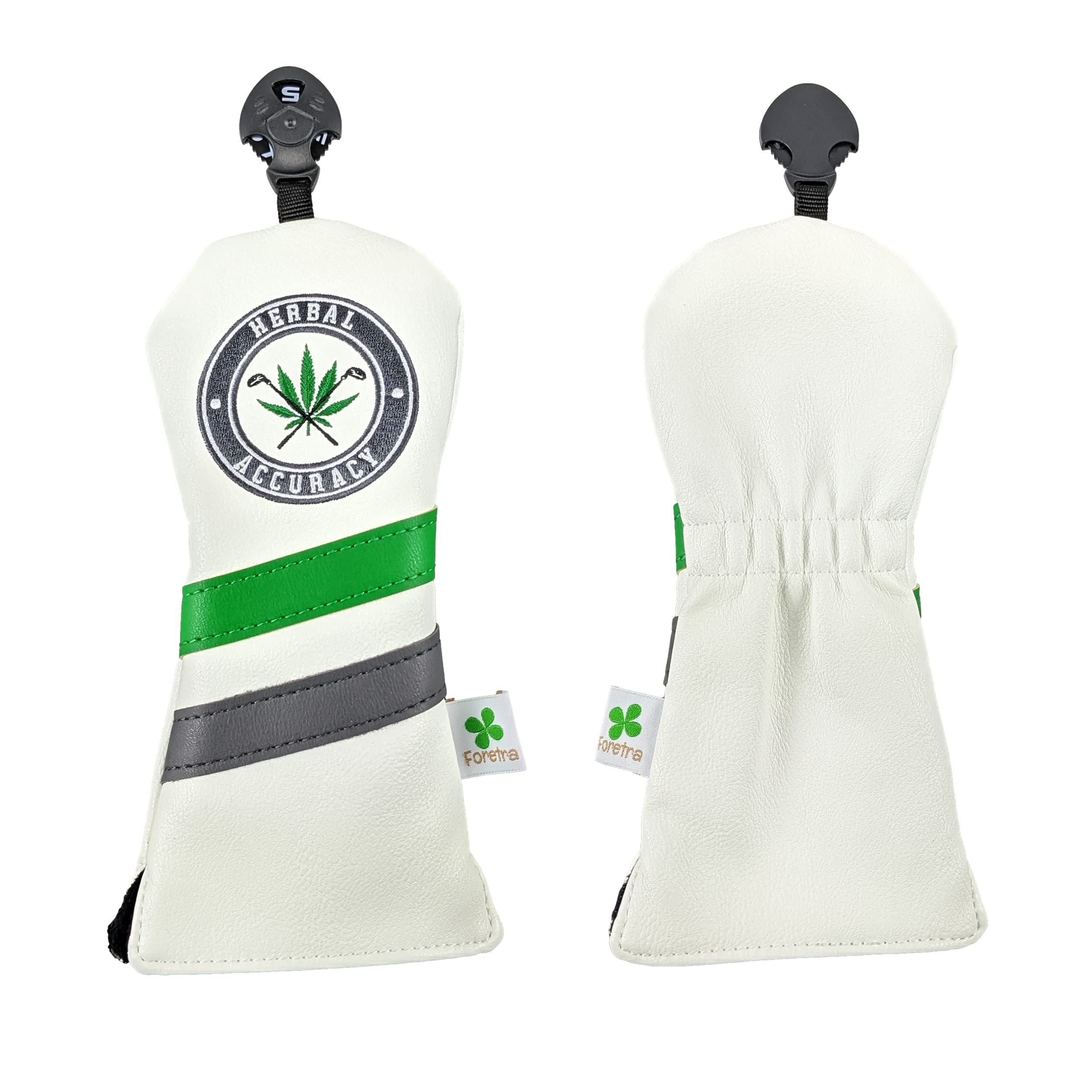 Foretra - Limited Edition Herbal Accuracy Hybrid Headcover - Tour Quality Golf Club Cover - Style And Customize Your Golf Bag