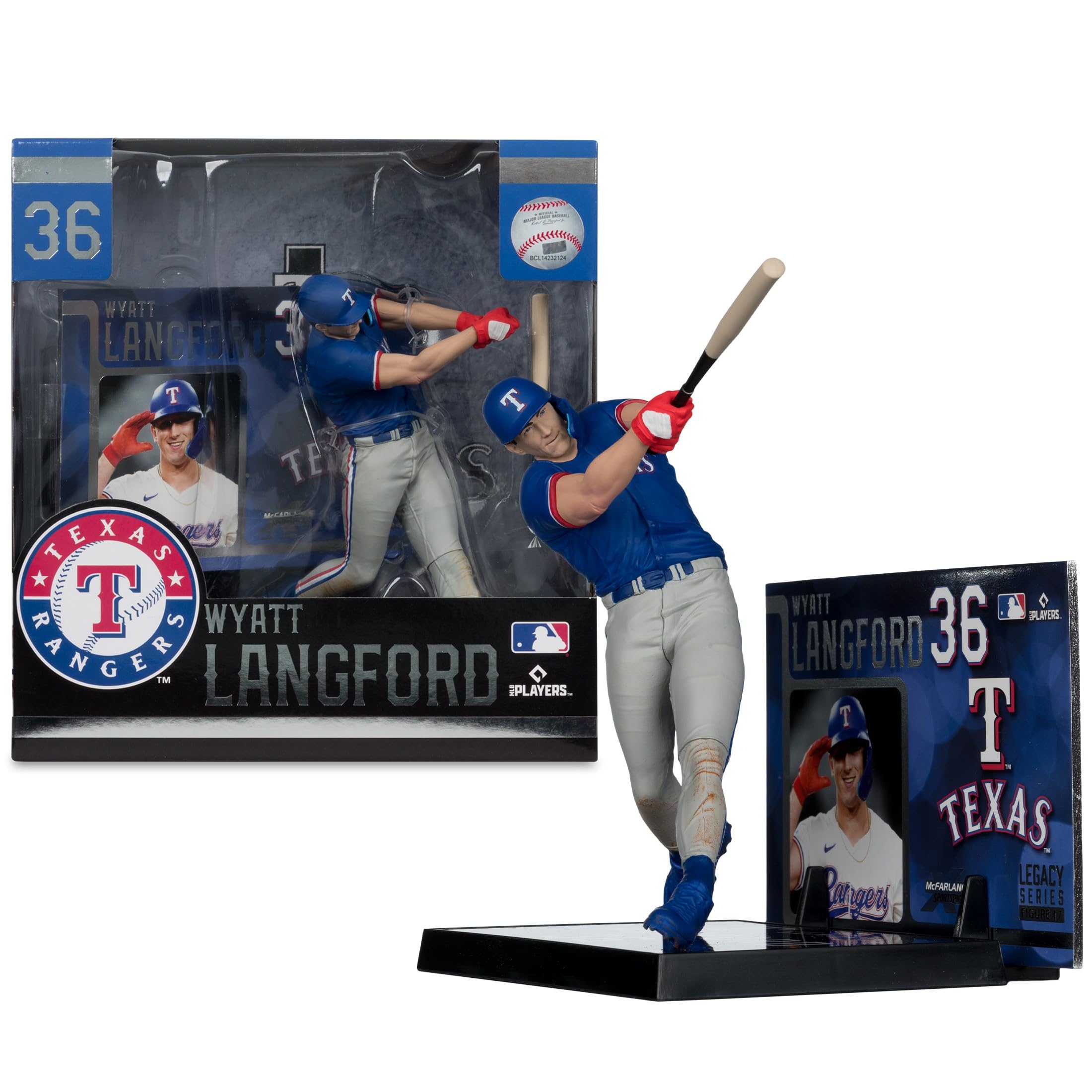 Wyatt Langford (Texas Rangers) McFarlane MLB 7 Figure
