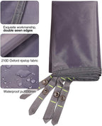 Redcamp Waterproof Camping Tent Tarp - 55''X83'', 4 In 1 Multifunctional Tent Footprint For Camping, Hiking And Survival Gear, L