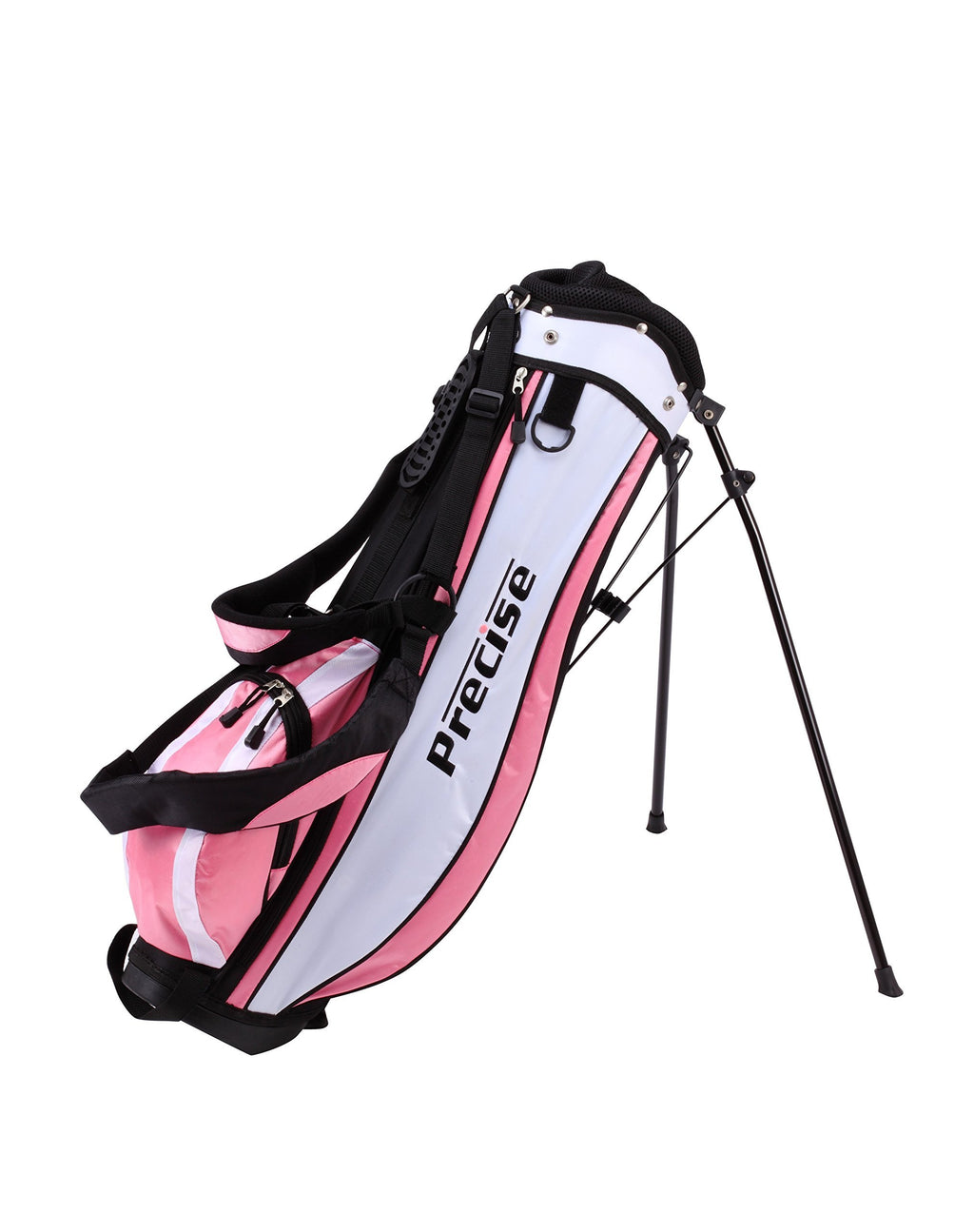 Distinctive Girls Pink Junior Golf Club Set For Age 6 To 8 ( Height 3'8'' To 4'4'' ), Left Handed Only, Set Includes: Driver, Hy
