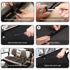 10L0L Golf Cart Rear Seat Cover Fit Most Club Car Ezgo,Machine Washable Soft Breathable Warmer Back Seat Covers Set For Cushions