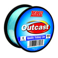 Zebco Outcast Monofilament Fishing Line, 650-Yards, 6-Pound, Low Memory And Stretch, High Tensile Strength, Blue