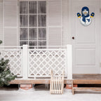 Rico Industries Ncaa West Virginia Mountaineers Snowman Shape Cut Pennant - Home And Living Room D  Cor - Soft Felt Ez To Hang