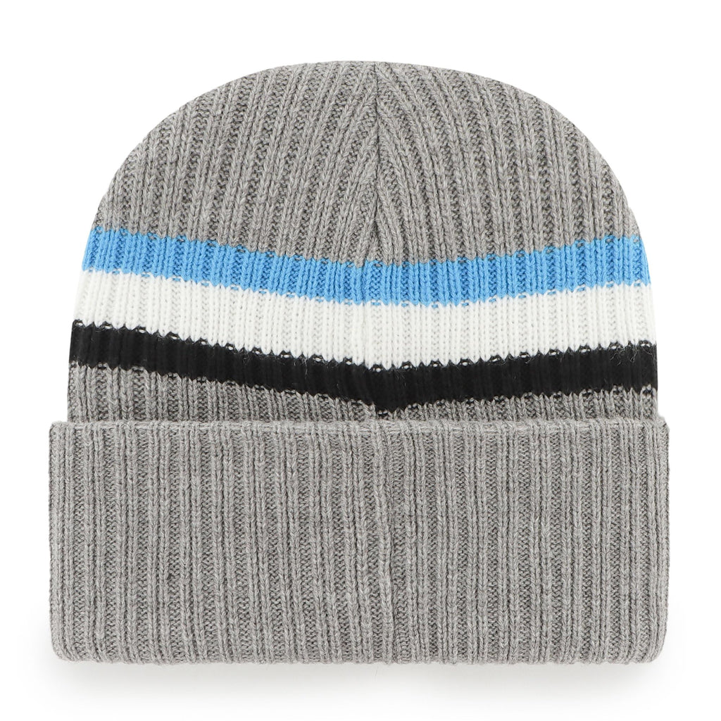 '47 Men'S Gray Carolina Panthers Highline Cuffed Knit Hat