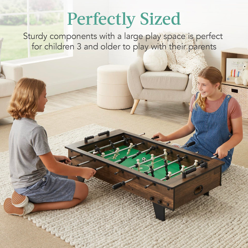 Best Choice Products 40In Tabletop Foosball Table, Compact Mini Arcade Table Hand Soccer For Kids And Adults, Home, Game Room W/
