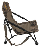 Browning Strutter Camo Turkey Hunting Chair With Foldable Low Profile Compact Design, Durable Steel Frame, And Padded Shoulder C