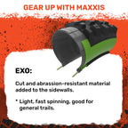 Maxxis Minion Dhr2 Folding Dual Compound Exotr Tyre - Black, 275 X 260-Inch