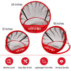 Golf Chip-N-Net Sports 3 Piece Chipping Nets Target Practice Set With Accessories Including 12 Practice Golf Balls And A Complim