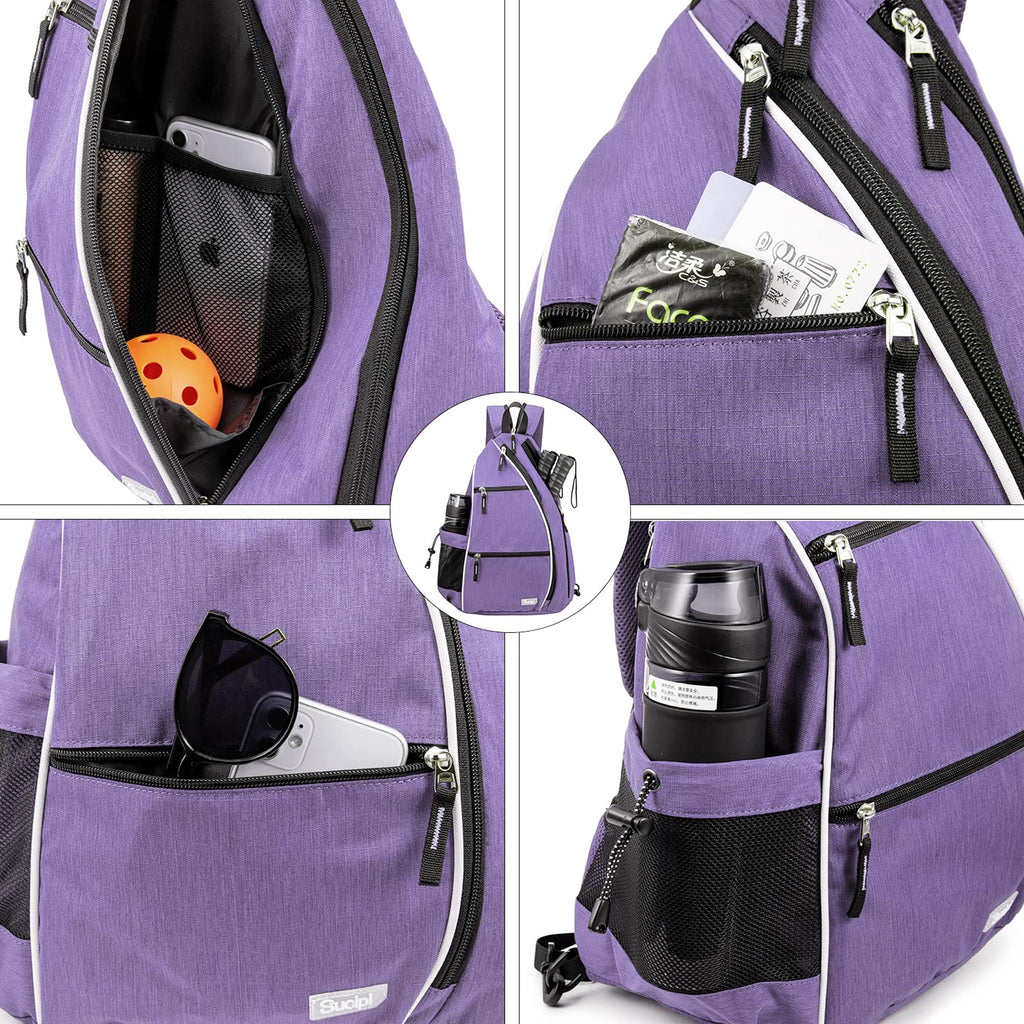 Sucipi Pickleball Bag Pickleball Backpack For Women Men Pickleball Paddle Backpack Reversible Pickleball Paddle Bag Pickleball R