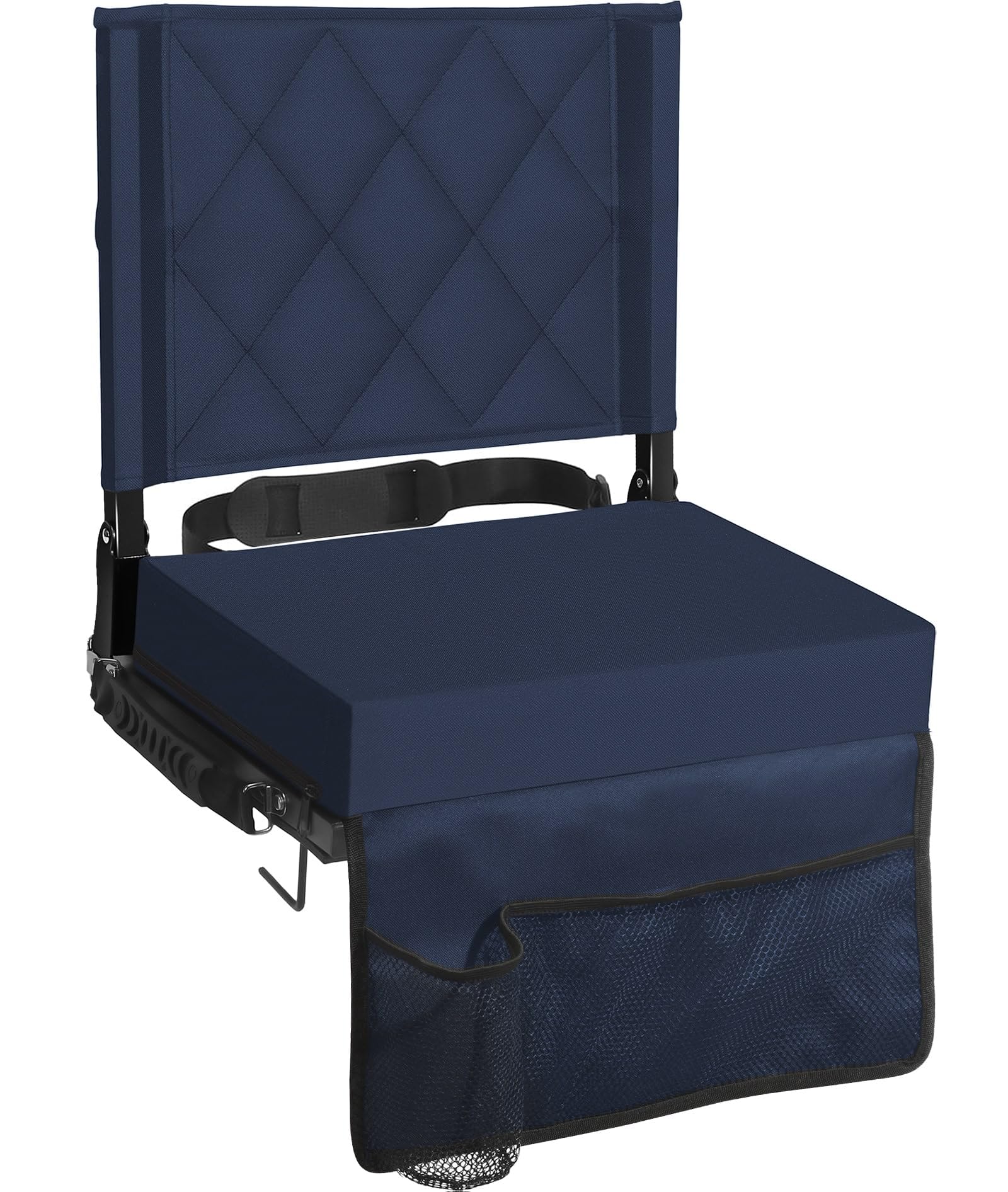 Sheenive Stadium Seats For Bleachers With Back Support, Bleacher Seats With Backs And Cushion Wide, Padded Portable Folding Comf