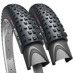Fincci Pair 27.5 X 2.35 Inch 60-584 Foldable Tires For Road Mountain Mtb Mud Dirt Offroad Bike Bicycle (Pack Of 2)