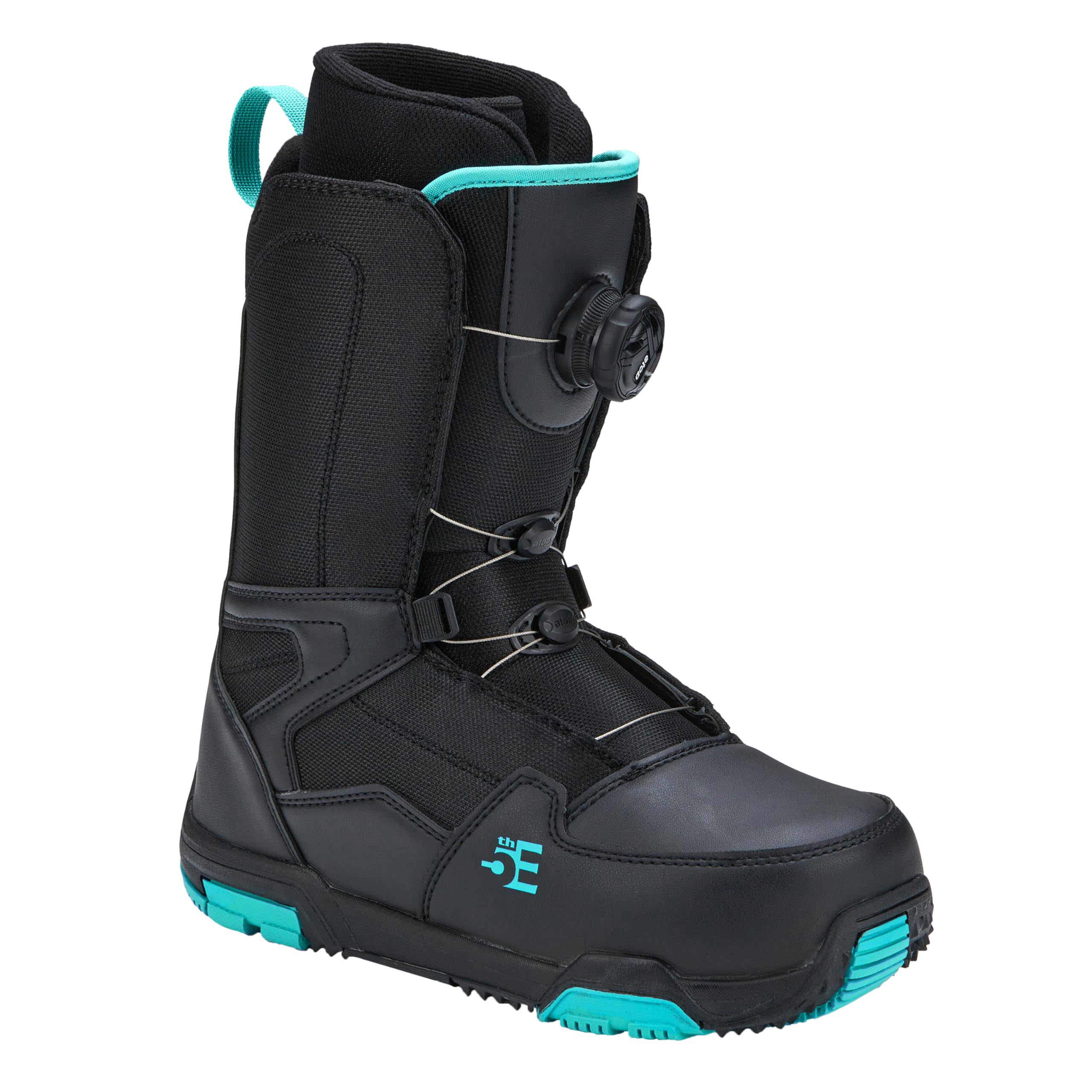 5th Element Lace Up and Dial Snowboard Boots for Women-Compatible with Strap Snowboard Bindings with Waterproof Liners-All Mount