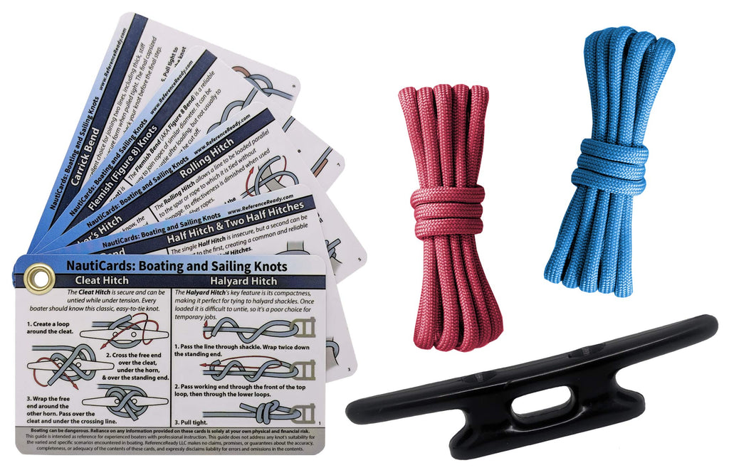 Referenceready Nautical Knot Tying Kit For Boaters And Sailors