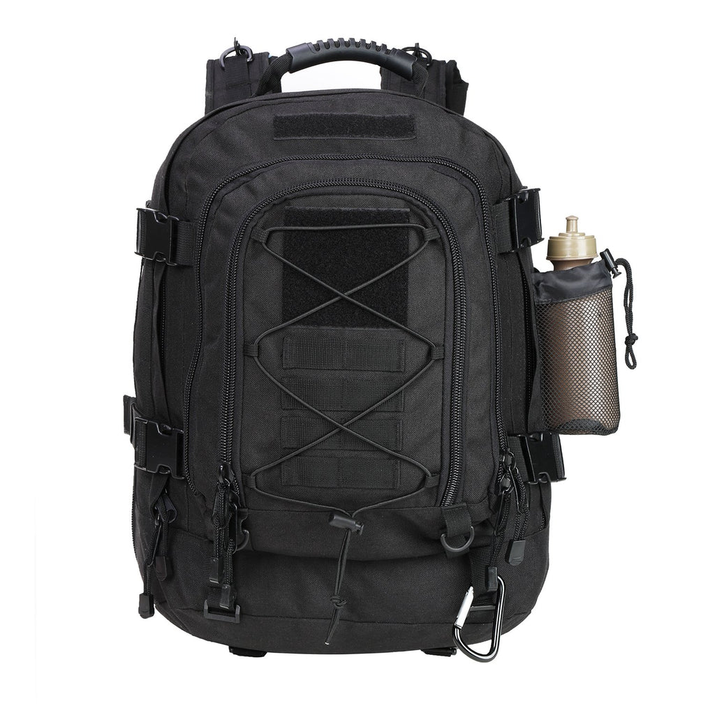 Zseararmy Large Tactical Backpack For Men Military Backpack With Diy System For Travel, Work,Camping,Hunting,Hiking,Sports (Blac