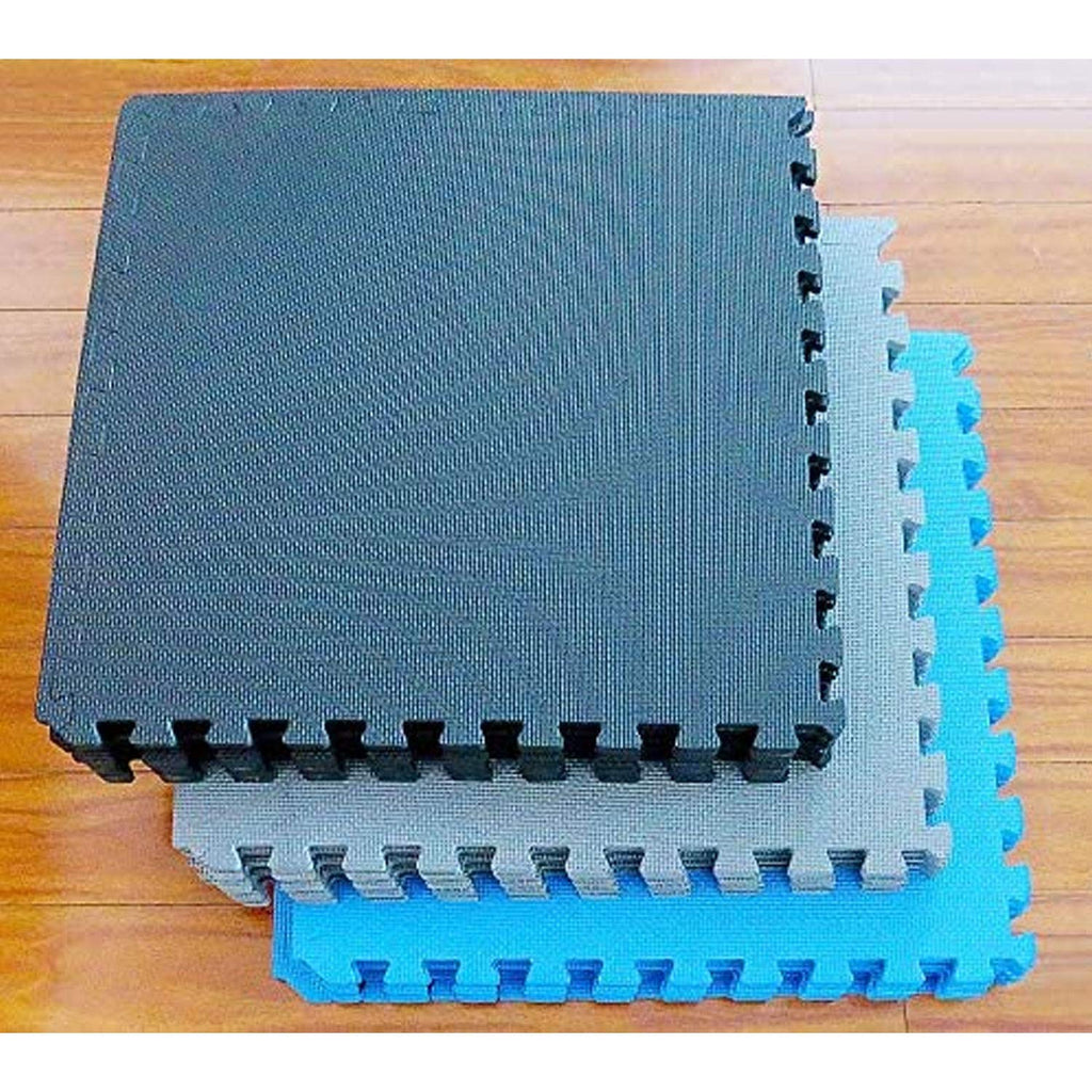 Fitvids Puzzle Exercise Mat With Eva Foam Interlocking Tiles For Mma, Exercise, Gymnastics And Home Gym Protective Flooring, 1/2