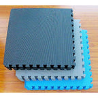 Fitvids Puzzle Exercise Mat With Eva Foam Interlocking Tiles For Mma, Exercise, Gymnastics And Home Gym Protective Flooring, 1/2