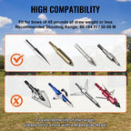 Vevor Archery Target, 16''X18'' All-Side Shotting Archery Arrow Target, Outdoor Portable Archery Target With Carry Handle, Easy