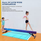 Seliyoo Adjustable Balance Beam For Kids - 8Ft Gymnasitcs Beam - High And Lower Floor Beam For Gymnastic Center Gymnastics Equip