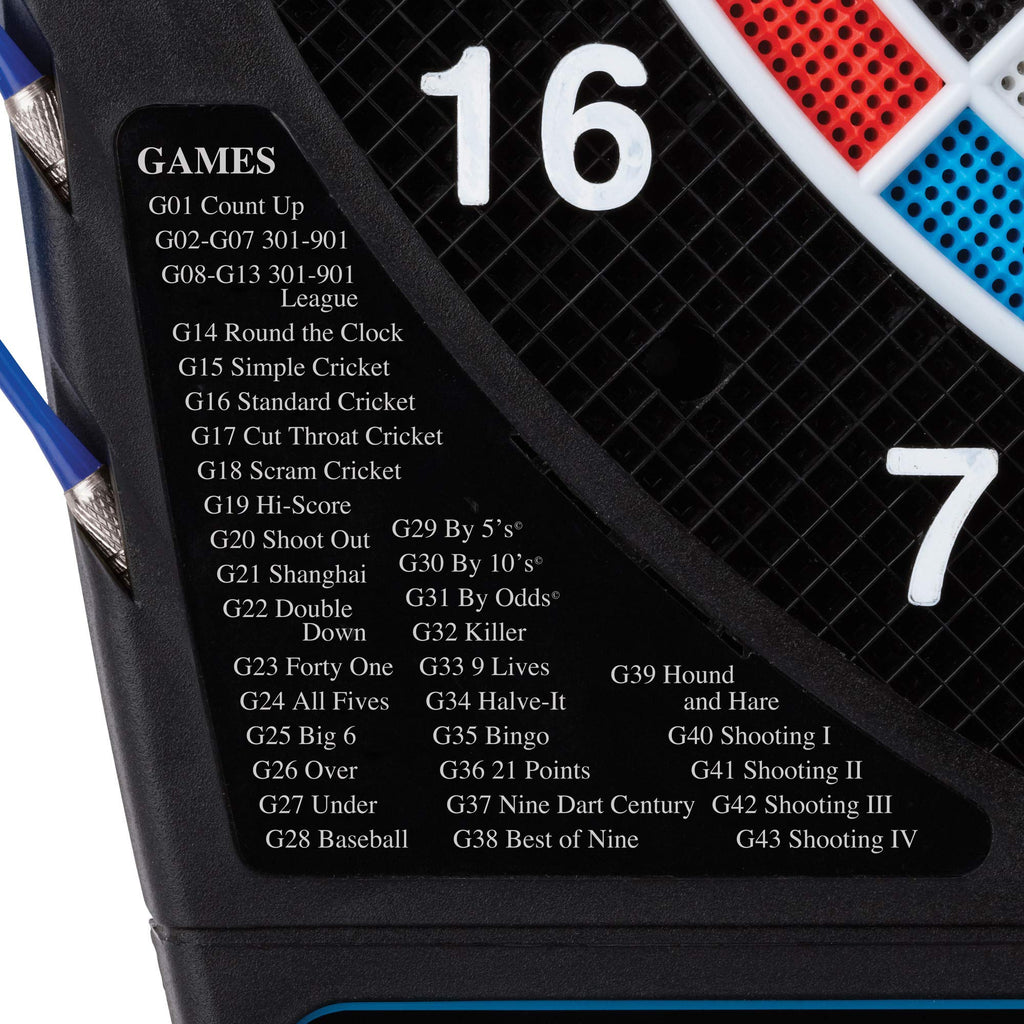 Viper By Gld Products 777 Electronic Dartboard Sport Size Over 40 Games Auto-Scoring Lcd Cricket Display Impact-Tough Target For